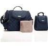 Poppy Convertible Backpack, Navy Quilted - Diaper Bags - 4