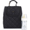 Poppy Convertible Backpack, Black Quilted - Diaper Bags - 9