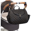 Poppy Convertible Backpack, Black Quilted - Diaper Bags - 10