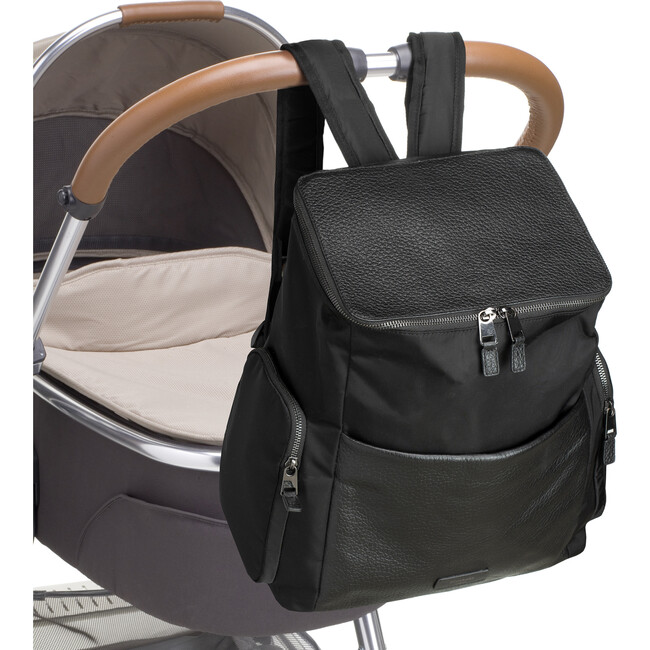 Alyssa Backpack, Gunmetal - Diaper Bags - 10