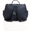 Poppy Convertible Backpack, Navy Quilted - Diaper Bags - 7