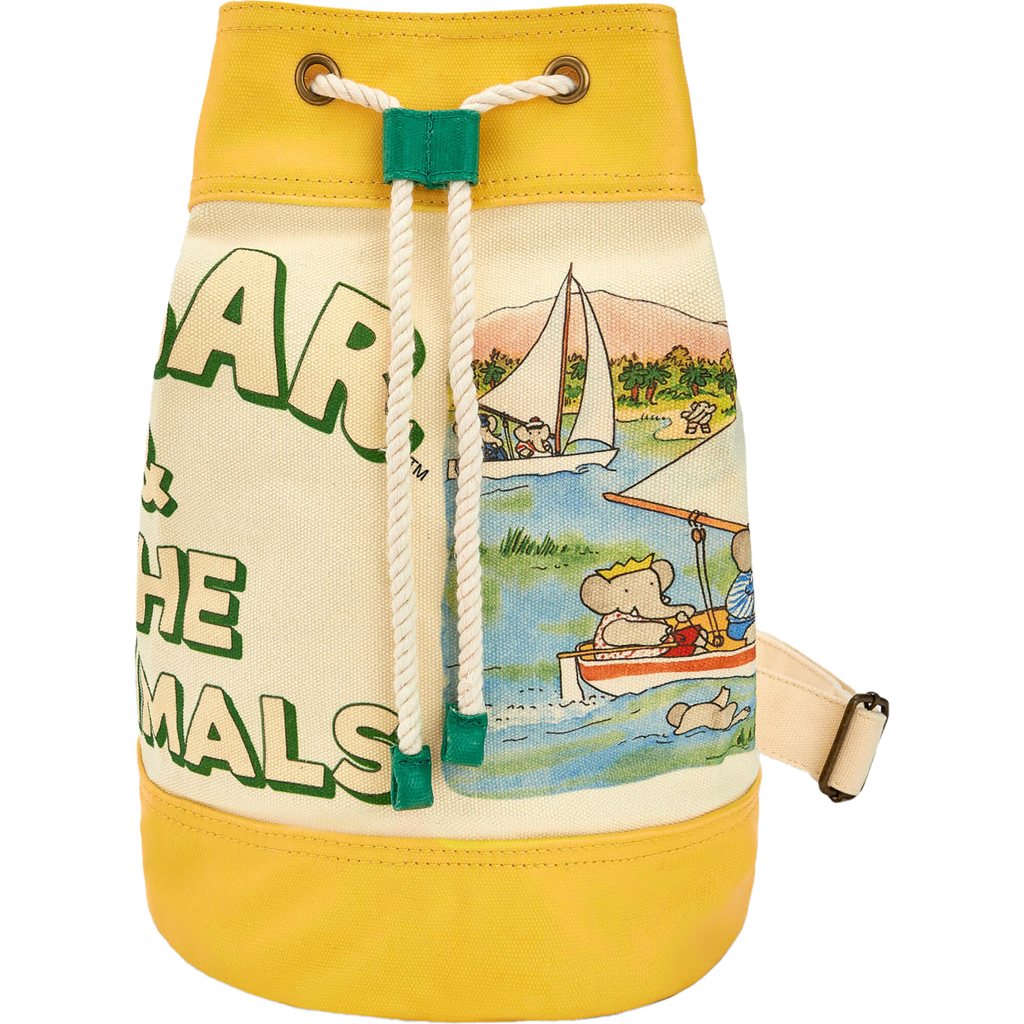 Babar x The Animals Observatory Elephant Boat Backpack Onesize Bag