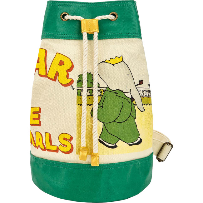 Babar x The Animals Observatory Elephant Park Backpack Onesize Bag, Green