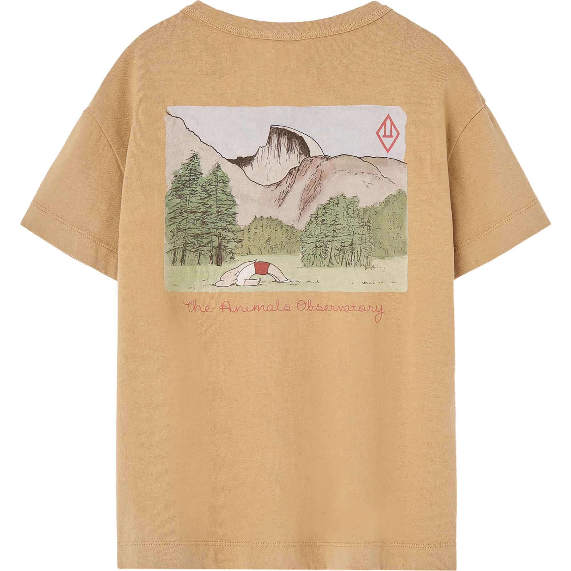 Babar x The Animals Observatory Rooster Kids T-Shirt, Brown - The Animals  Observatory Tops | Maisonette