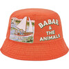 Babar x The Animals Observatory Elephant Boat Starfish Kids Cap, Deep Orange - Hats - 1 - thumbnail