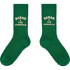 Babar x The Animals Observatory Worm Kids Socks, Green - Socks - 1 - thumbnail