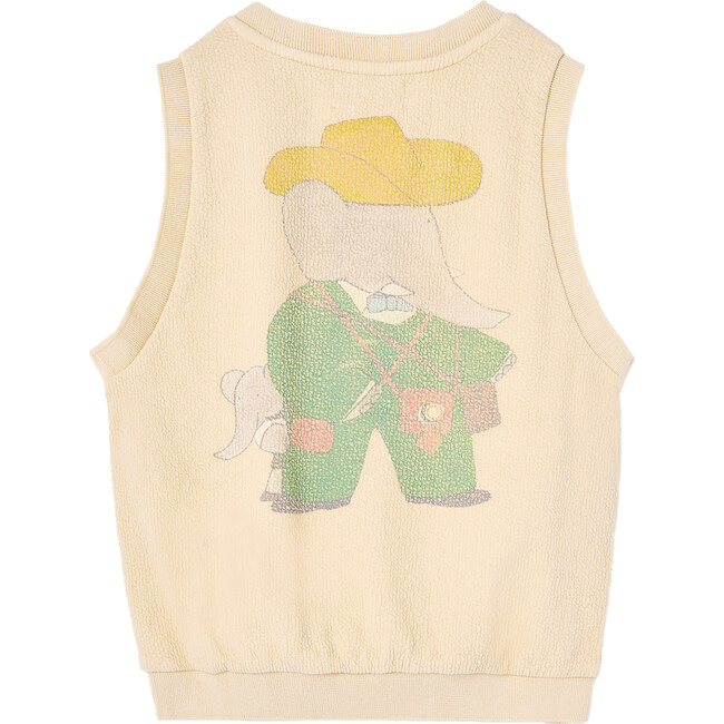 Babar x The Animals Observatory Bat Kids Top, Ecru - Blouses - 2