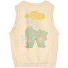 Babar x The Animals Observatory Bat Kids Top, Ecru - Blouses - 2