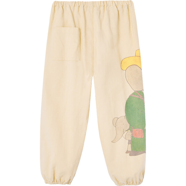 Babar x The Animals Observatory Elephant Cowboy Elephant Kids Pants, Ecru - Pants - 2