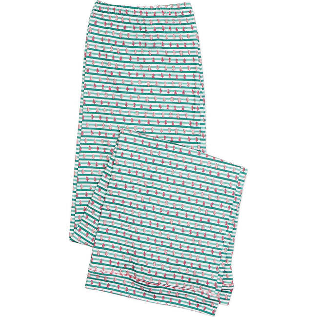 Balsam Stripe Women's Button Front Long Pajama Set, Multi - Pajamas - 3