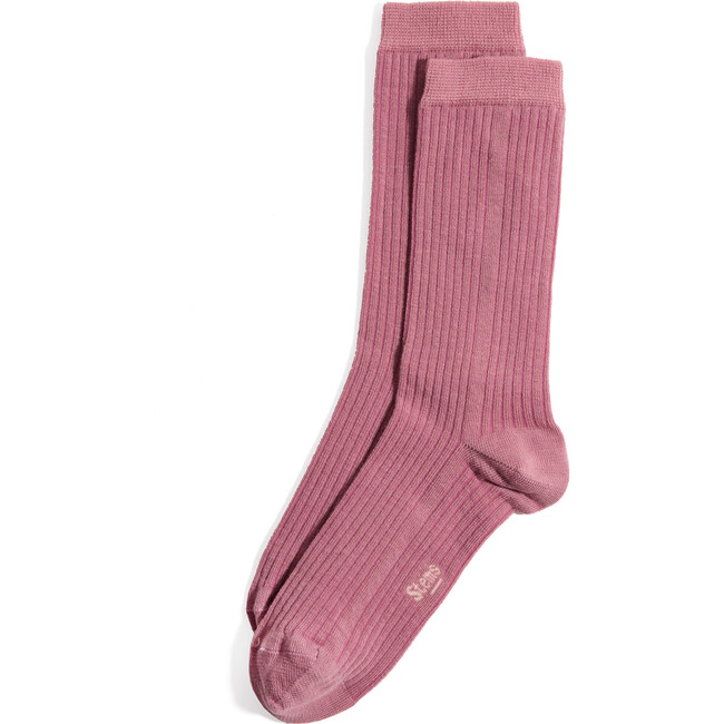 Women's Eco-Conscious Cashmere Socks, Rosa