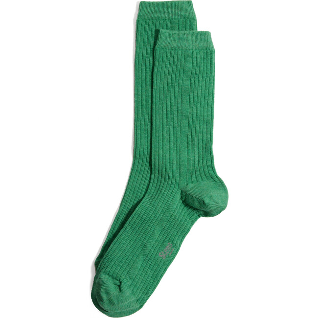 Women's Eco-Conscious Cashmere Socks, Fern