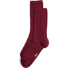 Women's Eco-Conscious Cashmere Socks, Plum - Socks - 1 - thumbnail