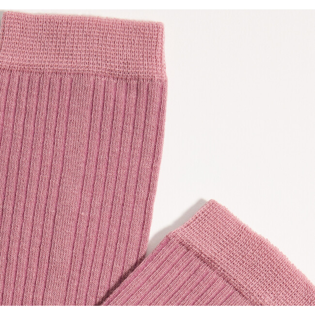 Women's Eco-Conscious Cashmere Socks, Rosa - Socks - 2