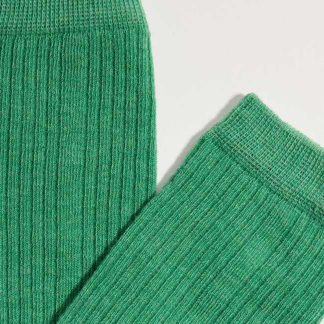 Women's Eco-Conscious Cashmere Socks, Fern - Socks - 2