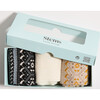 Snowflake Cashmere Gift Box, Camel, Ivory & Black (Pack Of 3) - Socks - 2
