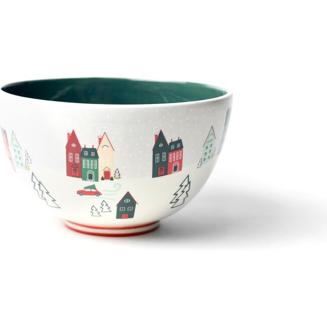 Christmas in the Village Town Square Footed Bowl - Tabletop - 4