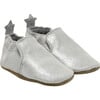 Pretty Pearl Soft Soles, Silver - Slip Ons - 1 - thumbnail