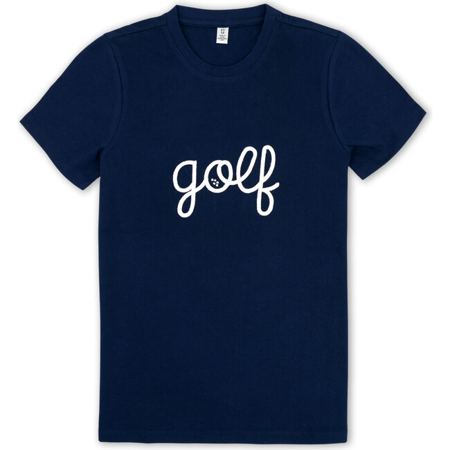 Women's Sporty Love T-Shirt, Golf Stitched