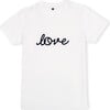 Women's Sporty Love T-Shirt, Love Stitched - Loungewear - 1 - thumbnail