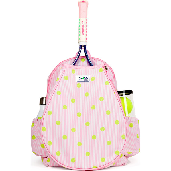 Little Love Tennis Backpack, Blush Oxford - Ame & Lulu Bags | Maisonette