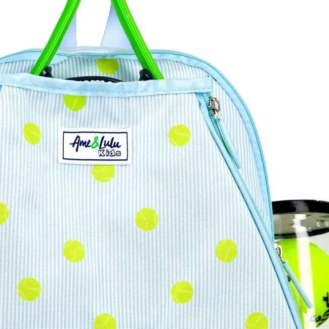 Little Love Tennis Backpack, Sky Oxford - Backpacks - 3