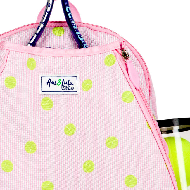 Little Love Tennis Backpack, Blush Oxford - Backpacks - 3