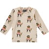 Long Sleeve Tee Shirt, French Frog - T-Shirts - 1 - thumbnail