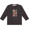 Long Sleeve Tee Shirt, Oui Oui - T-Shirts - 1 - thumbnail