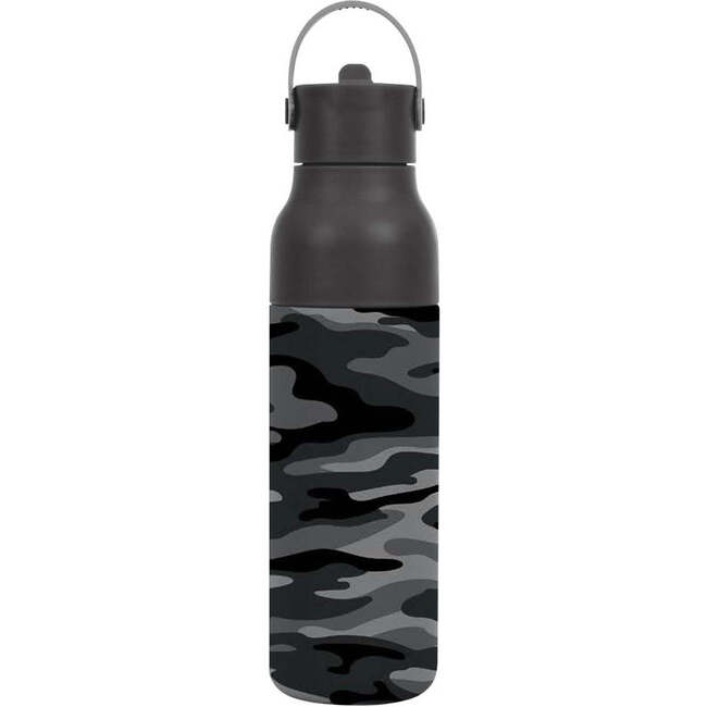 Sport 500ml Water Bottle, Camo Grey