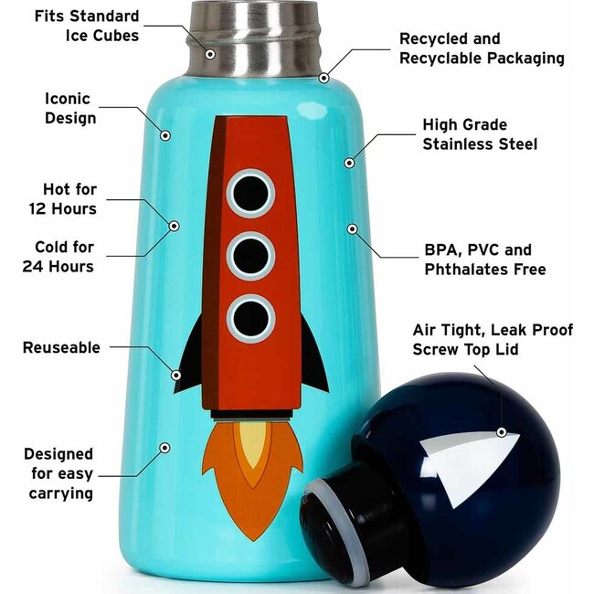 Skittle Mini Water Bottle, Rockets - Bottles - 2