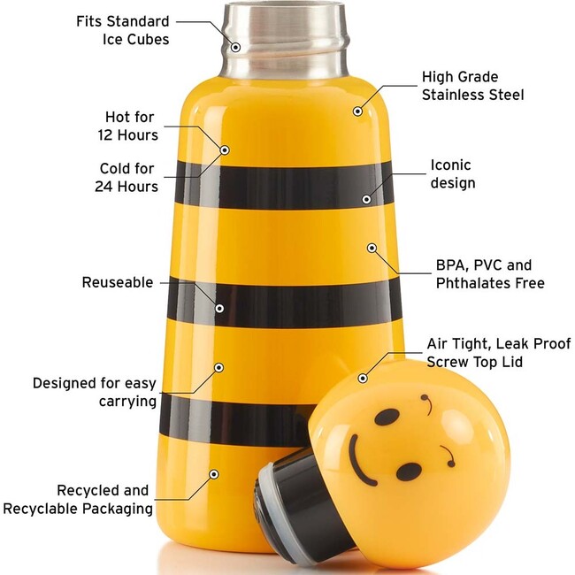 Skittle Mini Water Bottle, Bumble Bee - Water Bottles - 2