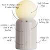 Wireless 8-Color Changing Mini Lamp, White - Lighting - 2
