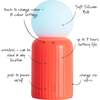 Wireless 8-Color Changing Mini Lamp, Coral - Lighting - 2