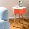 Table With Storage Compartment, Coral - Accent Tables - 2