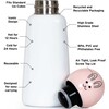 Skittle Mini Water Bottle, Bunny - Water Bottles - 2