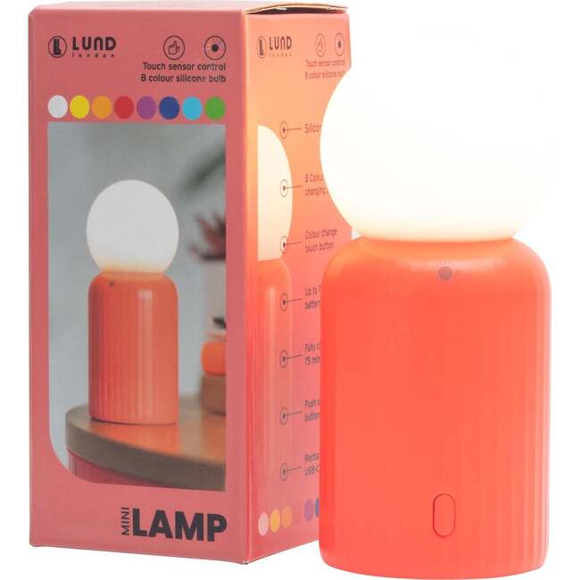 Wireless 8-Color Changing Mini Lamp, Coral - Lighting - 3