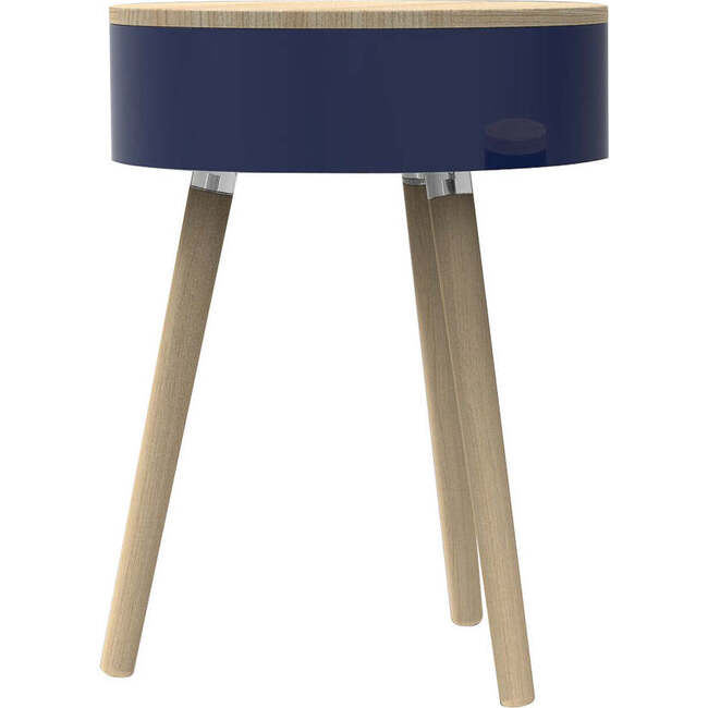 Jumbo Table With Storage Compartment, Indigo