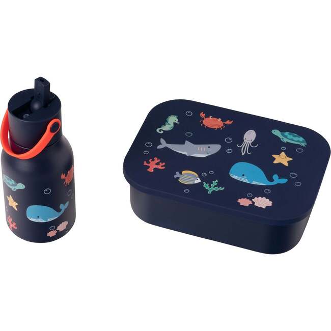 Little Lund Lunch Box, Ocean - Lunchbags - 4