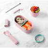 Bamboo Snack Box, Pink - Tableware - 3
