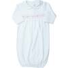 Maria Smocked Pima Gown, Girls, White - Nightgowns - 1 - thumbnail