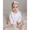 Maria Smocked Bubble Romper, Girls, White - Rompers - 2