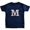 Liberty of London Children's Personalised Short Sleeve T-shirt, Navy - T-Shirts - 1 - thumbnail