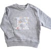 Liberty of London Children's Personalised Jumper, Grey - Sweatshirts - 1 - thumbnail