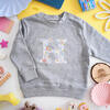 Liberty of London Children's Personalised Jumper, Grey - Sweatshirts - 2