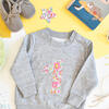 Liberty of London Children's Birthday Jumper, Grey - Sweatshirts - 2