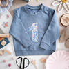 Liberty of London Children's Birthday Jumper, Blue - Sweatshirts - 3