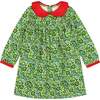 Green Floral Georgia Dress - Dresses - 1 - thumbnail
