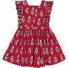 Jazzy Cornflower Pinny Dress - Dresses - 3