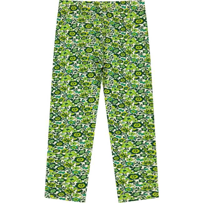 Green Floral Legging - Leggings - 2